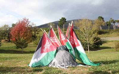 Palestinako erresistentziaren aldeko mendi erronkaren xehetasunak jakinarazi ditu Urola Erdiko GKSk