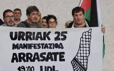 Palestinaren alde manifestazioa egingo dute bihar Arrasaten