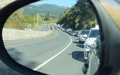 Bi herritar ospitaleratu dituzte Amurrion gertatutako trafiko istripuaren ondorioz