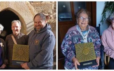 Fermin Etxeberria eta Eustakia Agiriano-Zabala omendu dituzte Jubilatuen Egunean