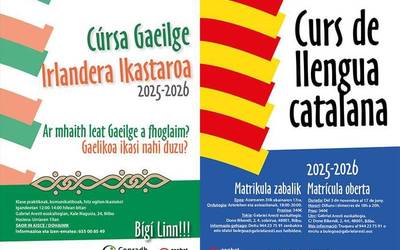 Katalana eta irlandera ezagutzeko ikastaroak Bilbon azarotik aurrera