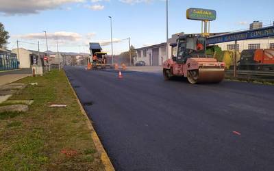 Asfaltatze lanak Altsasun