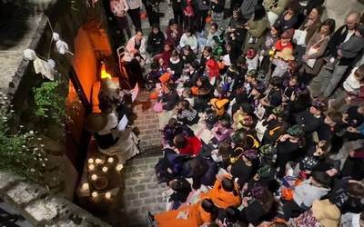 Malabareak, ipuina, dantza, sua eta gaztainak Ibilbide Misteriotsuan