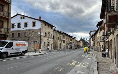 San Pio kaleko berrurbanizazio lanak hasi dituzte Elorrion