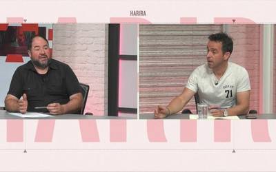 Ur-eskasia, etxebizitza eta parke eolikoen proiektuak Aramaiori eskainitako saioan