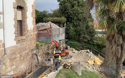 Martxan dira San Juan egoitzan pasabide berria egiteko lanak