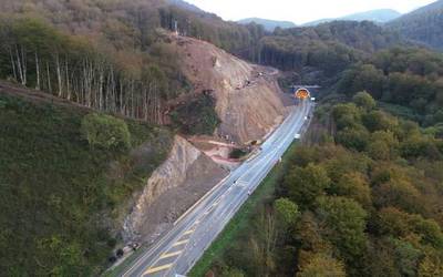 Belate eta Almandozko tunelak itxiko dituzte gaur arratsean Irungo noranzkoan