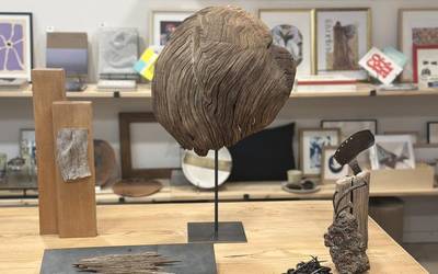 Imanol Artolaren zurezko lanen erakusketa, Objektuak dendan