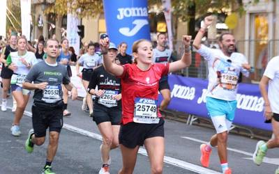 Behobia-Donostia lasterketan oñatiarren sailkapena