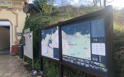 Informazio panelak jarri ditu Geoparkeak herriko puntu desberdinetan