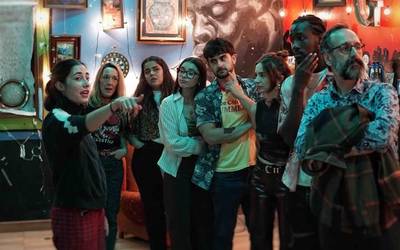 'Aho beltza' film laburra ari da grabatzen Alba Lozano egunotan Zumaian