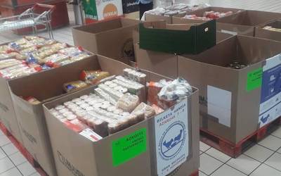 Janari bilketa handian parte hartu dutenak eskertu ditu Azkoitiko Elikagai Bankuak