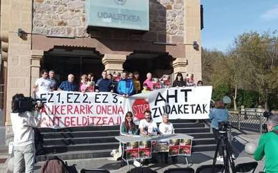 AHTko hirugarren ibilbide posibleko zundaketez