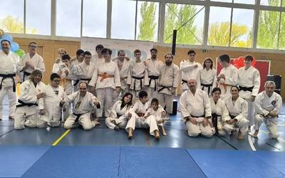 Andrea Mindegia judoka doneztebarrak Espainiako junior talde paraolinpikoarekin entrenatu du