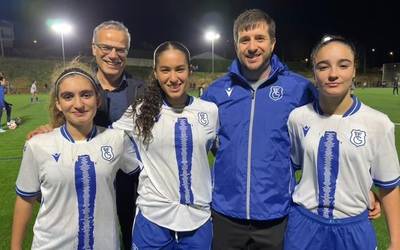 Hiru debagoiendarrek Gipuzkoako kadete mailako selekzioarekin jokatu dute Leitzan