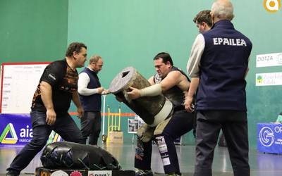 Harri Handien Gipuzkoako Txapelketan lehiatuko da gaur Aimar Galarraga