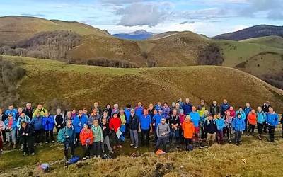 Pol-Poleko beteranoen urteko azken irteera, Nafarroako Auritz eta Auritzberri artean