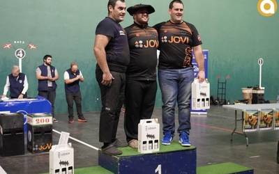 Aimar Galarraga garaipenetik urrun, Gipuzkoako Harri Handien Txapelketan