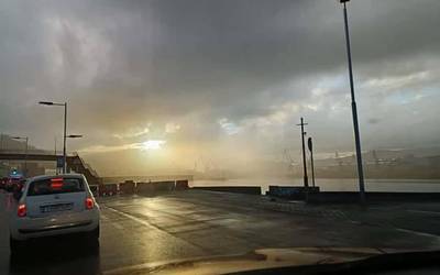 Erandioko enpresa bateko tobera batek su hartu du