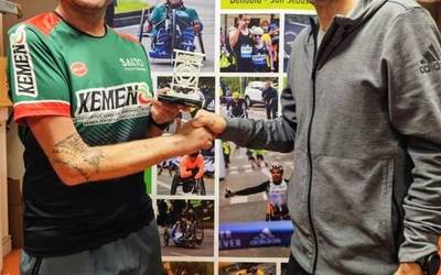 Alberto Rebollo bigarren Behobia-Donostia lasterketan mugimendu ezintasun mailan