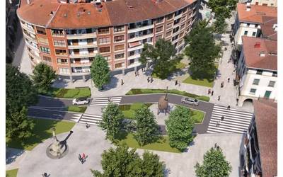 Karmen kalea oinezko egiteko lanak, martxan