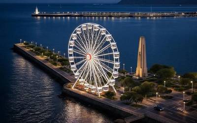 24 metroko noria bat jarriko dute Gabonetan Getxon, Bizkaiko handiena