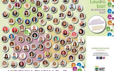 Laudioko Udalak Euskararen Mapa bat egin du herriko 116 establezimenduekin