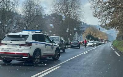 Bi autoren arteko istripua izan da Loiola parean