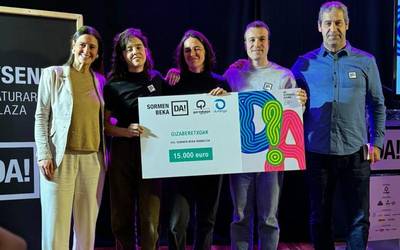 Usue Egia, Ainhoa Olaso eta Mikel Urdangarinen proiektua Sormen Bekan garaile