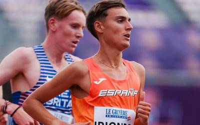 Martin Iriondok marka berria ezarri du 5.000 metrotan, 20 urtez azpikoetan