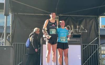 Unai Ibarra eta Ane Zabala izan dira azkarrenak Santamas krosean