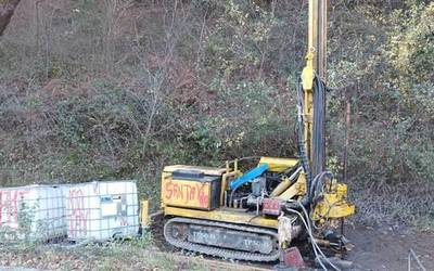 AHTko ibilbidea zehazteko zundaketa atzeman dute