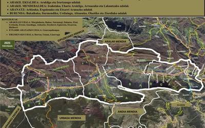 Sakana osoko leku izenak mapetan