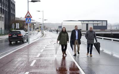 Lamiako eta Astrabudua lotzen dituen Itsasadarreko bulebarreko tartea ireki dute