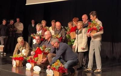 Goizper kooperatibaren sortzaileak eta lehengo zein egungo bazkideak izan dituzte gogoan