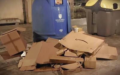 Artziniegako Udalak eskutitza bidali dio Garapen Ekonomikorako foru diputatuari, kartoi eta paper bilketa zerbitzua konpondu dezan