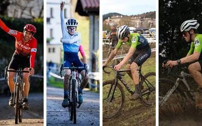 Debabarreneko lau txirrindulari Espainiako Ziklokros Txapelketan lehiatuko dira, haietako hiru Euskadiko selekzioarekin