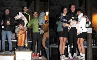 Saioa San Miguel eta Gwendal Larque gailendu dira Doneztebeko XVIII. San Silvestre lasterketan