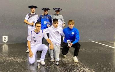 Haritz Etxabek Gipuzkoako txapela jantzita hasi du urtea