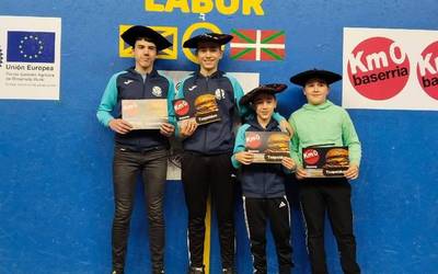 Bortzirietako pilotariak txapeldun Sopelako VII. Baserria KM0 txapelketan