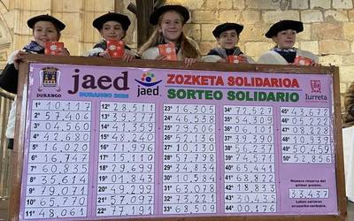 JAEDen zozketa solidarioaren emaitzak