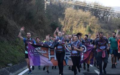 Korrika egunez pasako da Sakanatik