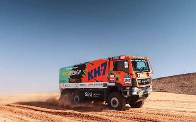 Dakar Rally-ko lehen kamioi hibridoaren bateriak egin ditu Fagor Ederbatt negozioak