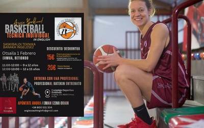 Saskibaloiko banakako teknika lantzeko ikastaroa eskainiko dute Ermuan, ingelesez