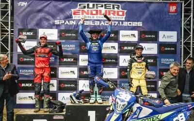 Eneko Martinezek hirugarren postua eskuratu du Munduko SuperEnduro Txapelketako BECeko proban