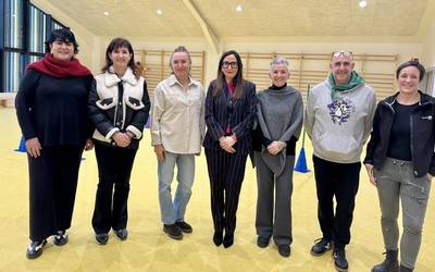 Musakolako herri eskola berrituarekin "oso pozik" dago hezkuntza sailburu Begoña Pedrosa