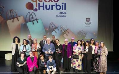 Sei saltoki saritu dituzte Getxo Hurbil sarien hirugarren edizioan, tokiko merkataritza balioan jartzeko