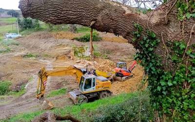 Goikoerrota zaharraren eraisketak kezka eragin du berangoztarren artean, baina Udalak argitu du baimen guztiakaz egin dutela