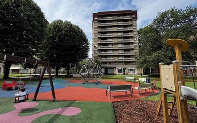 San Inazioko parkea estaltzeko lanak, martxan