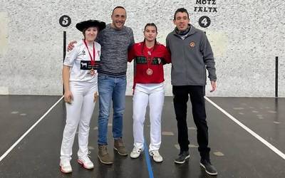 Nafarroako buruz buruko pilota txapelketa irabazi du Goiuri Zabaleta leitzarrak